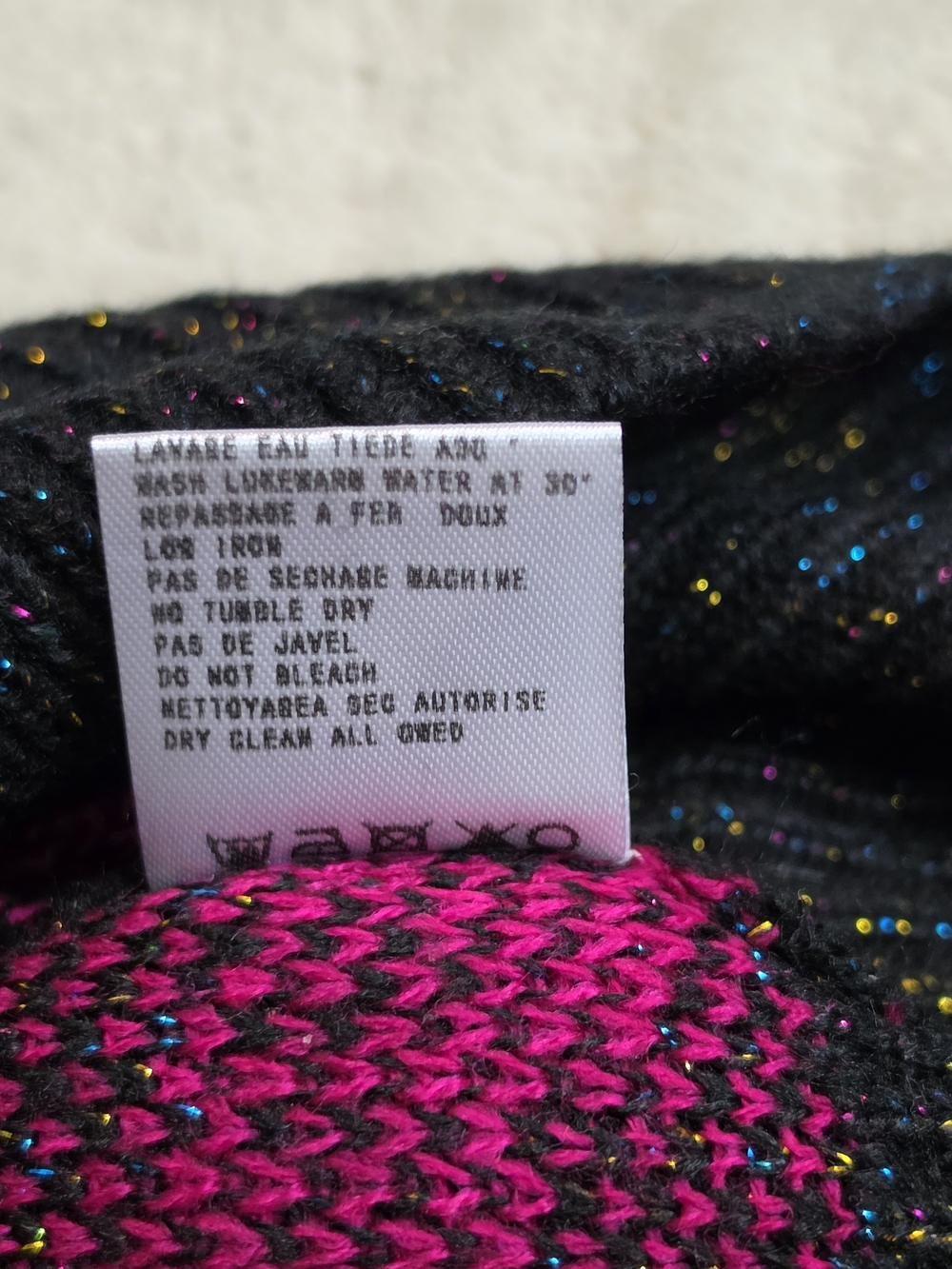 Crazy Train Hot Pink & Black Leopard Print Hoodie - Picture 8 of 9